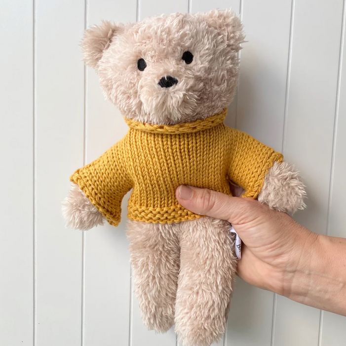 Soft Toy - Mini Dulcie Bear by And The Little Dog Laughed