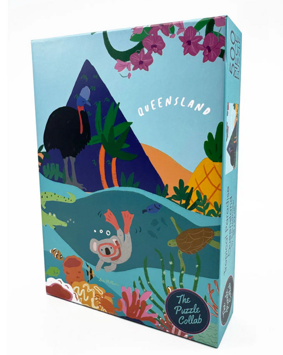 Tropical Paradise Queensland — Jigsaw Puzzle 500 pieces | Art by Suki McMaster × The Puzzle Collab