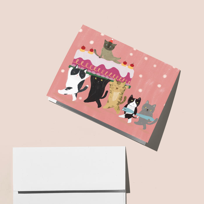Birthday Cat Card – by Suki McMaster