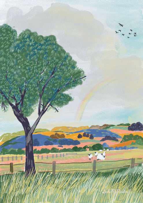 Australian Landscape Wall Art Print - Flynn by Suki McMaster