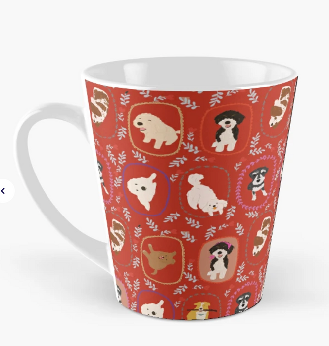 Ceramic Mug -  My Dog Is My Valentine by Suki McMaster