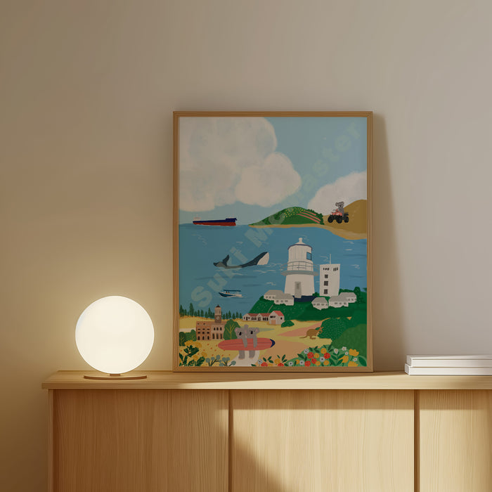 Australian Landscape Wall Art Print - Northern New South Wales by Suki McMaster