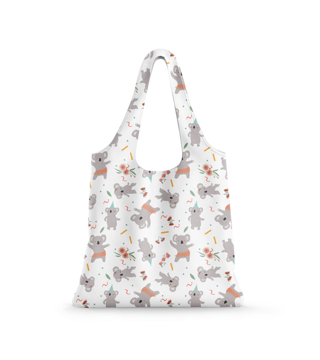 Reusable Shopping Bag - Dancing Koala Eco Tote by Suki McMaster