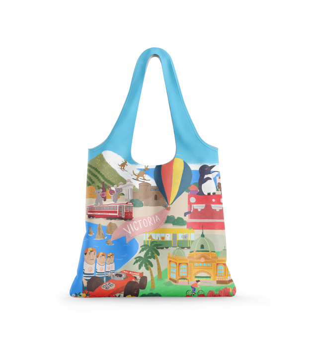 Reusable Shopping Bag – Hello Victoria Eco Tote by Suki McMaster (NEW)