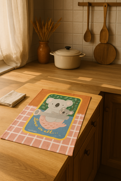 Kitchen Tea Towel - Koala Sardine by Suki McMaster (COMING SOON)