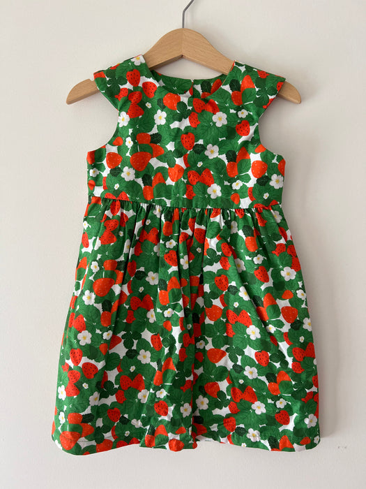Handmade Kids Dress - Strawberry Floral by Suki McMaster