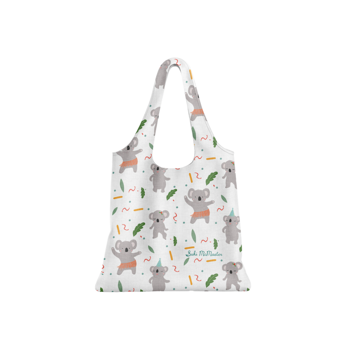 Reusable Shopping Bag - Dancing Koala by Suki McMaster