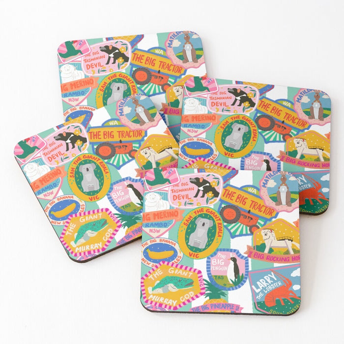 Australia Big Coaster by Suki McMaster