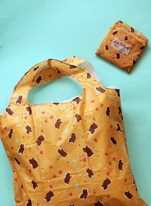 Reusable Shopping Bag - Happy Wombat by Suki McMaster