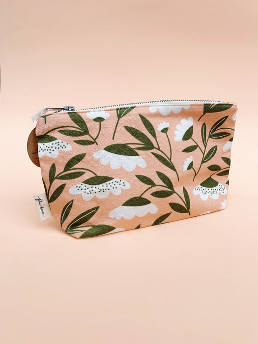 Zip Pouch - Spring Garden by Fabric Drawer