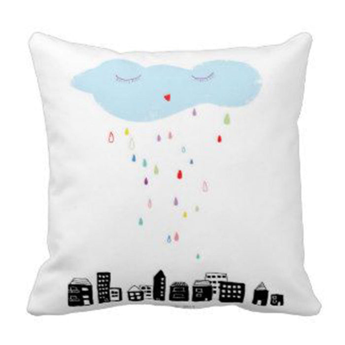 Cushion Cover - Rain and Cloud by Suki McMaster