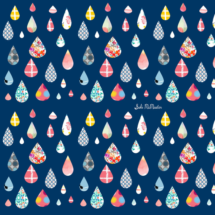 Extra Large Scarf - Raindrop by Suki McMaster