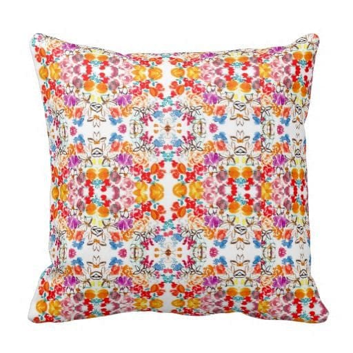 Cushion Cover - Red Garden by Suki McMaster