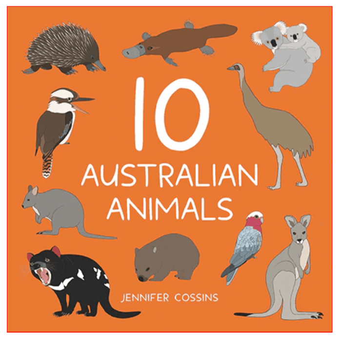 10 Australian Animals Board Book by Red Parka