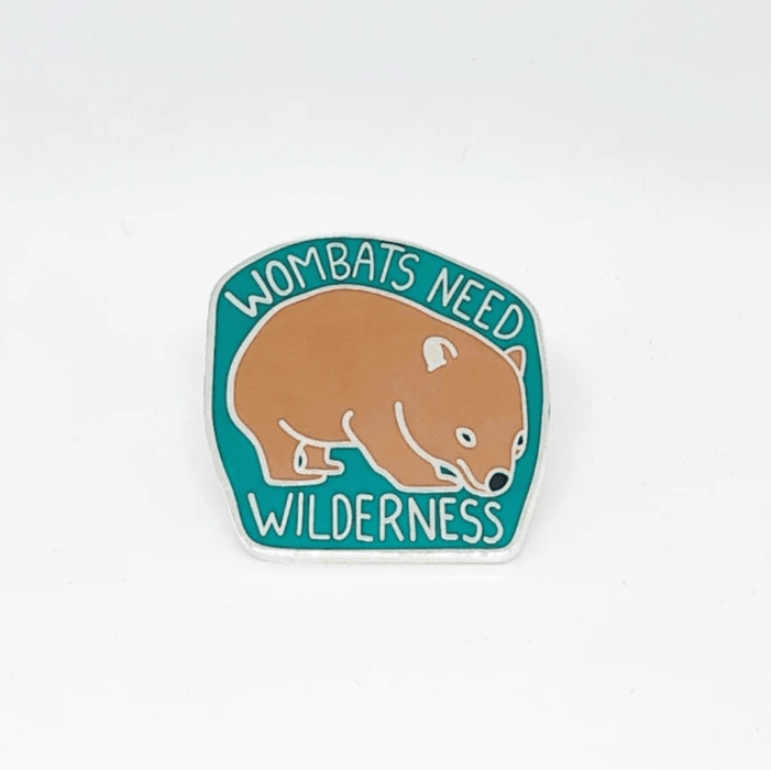 Red Parka - Wombat Pin