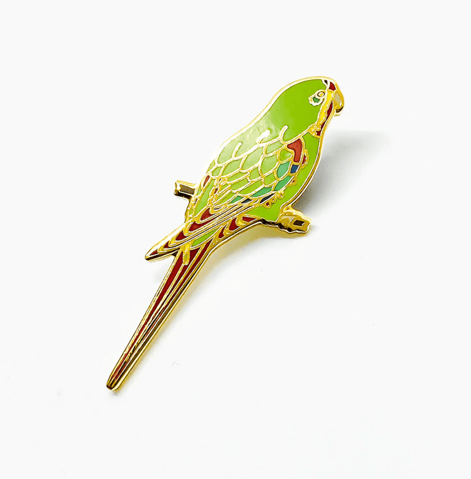 Red Parka - Swift Parrot Pin