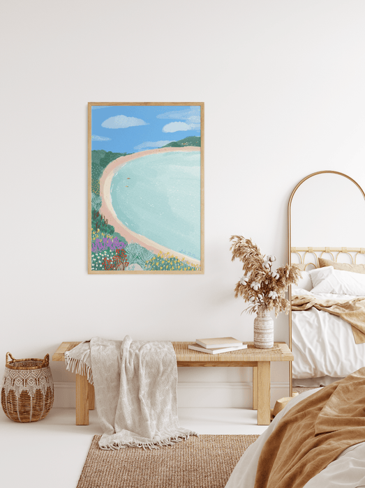 Suki McMaster Melbourne artist wall art wall print  Australian beach Australian landscape