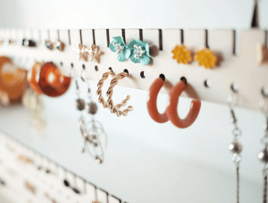 All-In-One Earrings Display Stand - Medium by Woodyoubuy