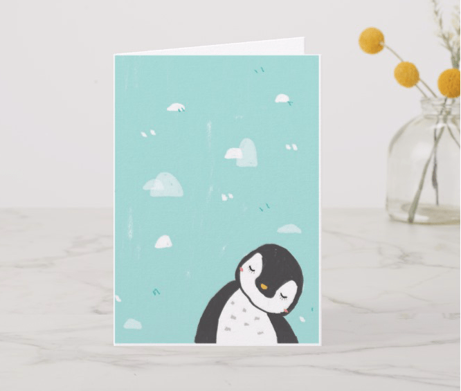 Suki McMaster - A5 notebook - Penguin