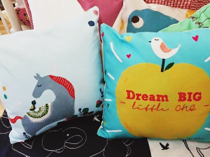 Cushion Cover - Dream Big Little one by Suki McMaster