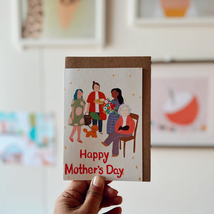 Blank Card - Mother's Day by Suki McMaster