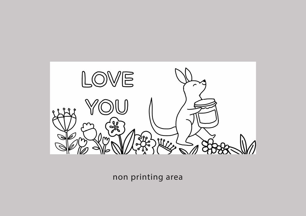 Suki McMaster Personalised Mother's Day Cup Colouring In - Free Download